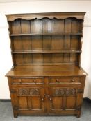 A period style oak dresser,