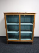 A set of pine bookshelves