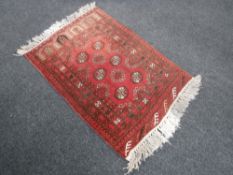 A Tekke design rug