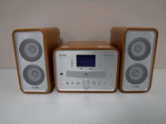 A Pure Legato DAB radio CD player with speakers