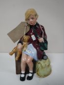 A Royal Doulton figure, The Girl Evacuee HN 3203, limited edition No.