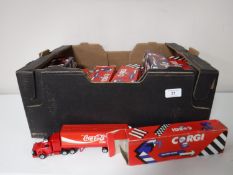 A collection of vintage diecast Corgi trucks (boxed)