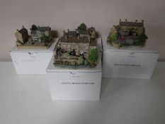 Four boxed Danbury Mint Last of the Summer Wine scenes by Jane Heart