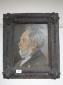 An early twentieth century oil on canvas, 'portrait study of a gentleman', signed Hok,