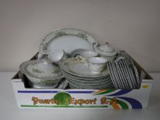 A box of a quantity of Meitoen china dinner service