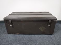 A metal trunk