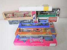 Eight boxed diecast vehicle packs including Royal Air Force, 1930's Express Parcel Collection,