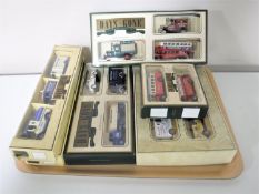 A tray containing six Days Gone By diecast vehicle box sets