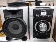 A Sony micro Hi-Fi,
