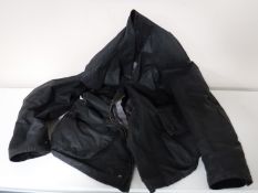 A Barbour International jacket,