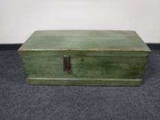 A painted pine toolbox