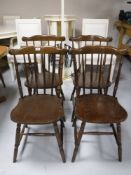 Four kitchen chairs
