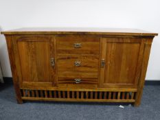 A contemporary Eastern hardwood sideboard
