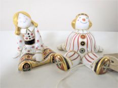 Two Royal Crown Derby figures;