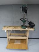A Clarke woodworking bench,