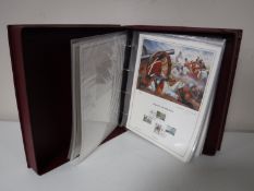 A folder containing limited edition first day lithographic covers