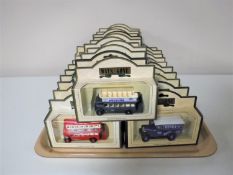 A tray containing thirty boxed Days Gone By diecast vehicles