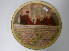 A Royal Doulton charger - The Jackdaw of Rheims, diameter 39 cm.