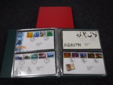 Four albums containing first day covers