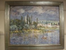 An artagraph edition : figures on a boat,