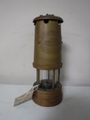 A miner's lamp for the British Coal Mining Company, Wales, Aberman Colliery, serial number 40219,