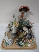 A continental wall plaque with gilded mounts,