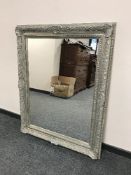 A Victorian style silvered mirror,