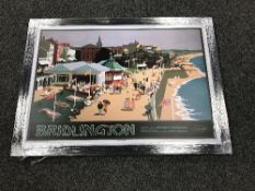 An advertising picture - Bridlington, 69cm x 99cm,