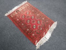A Tekke design rug