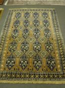 A Persian design rug