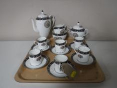 A sixteen piece Wedgwood bone china Runnymede coffee service,