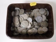Two tubs of foreign coins including South Africa, Saudi Arabia,