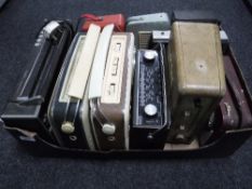 Ten assorted transistor radios - Bush 82c, Grundig,