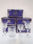 Thomas Webb Crystal glass ware to include two pairs of whiskey tumblers,