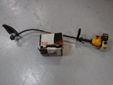 A McCulloch TM250 petrol strimmer,