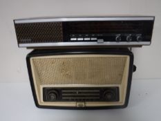 A mid twentieth century bakelite cased GEC valve radio (a/f),