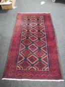 An Afghan rug