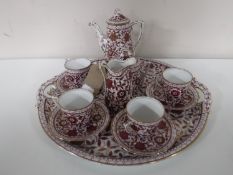 An eleven piece china tea service on tray (12)