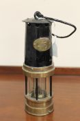 A vintage Patterson miner's lamp