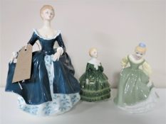 Three Royal Doulton figures - Fair Maiden HN 2211,