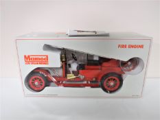 A Mamod live steam model Fire Engine, boxed in un-used condition.