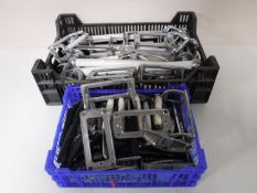 Two crates containing Czech and Speake bathroom fixtures