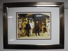 Two contemporary framed George Thomas prints;