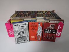 A box containing mid twentieth century Reprint Society books,