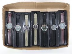A box of twenty one replica Russian military watches