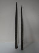 A pair of antelope horns