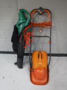 A Qualcast electric garden vac,