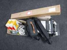 A quantity of cine camera equipment to include - Super 8 projector, Pathescope projector,