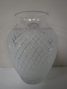 A Marc Jacobs Waterford Crystal glass vase
