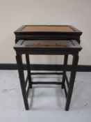 A nest of two Chinese tables